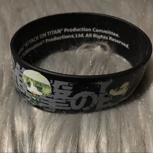 Attack on titan rubber bracelet